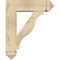 Ekena Millwork Funston Arts and Crafts Rough Sawn Bracket w/ Offset Brace, Douglas Fir, 6"W x 18"D x 22"H BKT0604X18X22FST03RDF - alternate 2